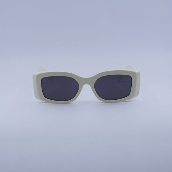 ?️ New Celine CL40282U 25A Sunglasses - Shiny Ivory Frame, Smoke Lenses